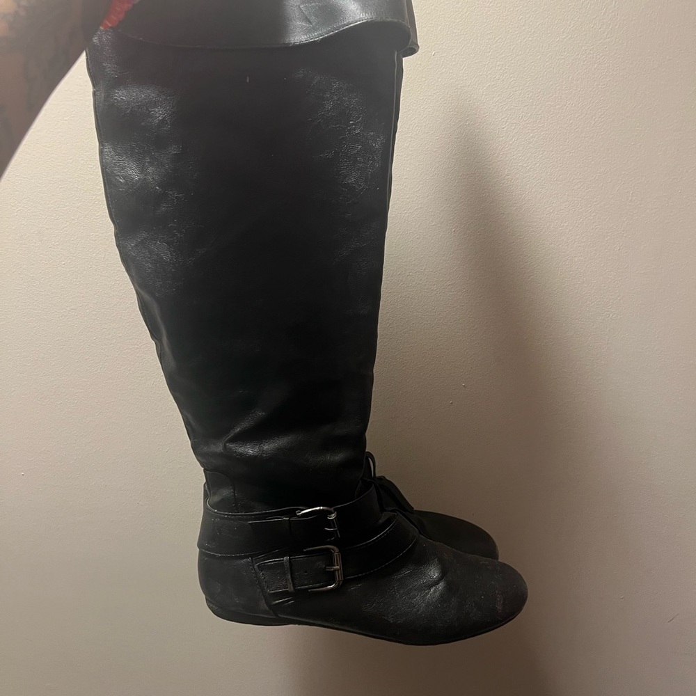 high knee boots